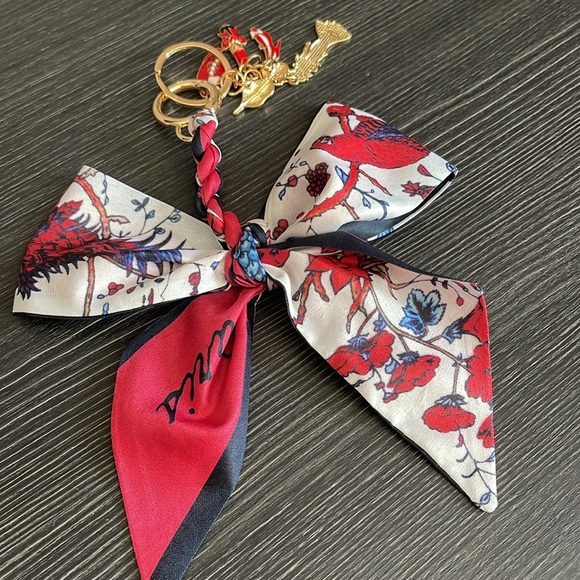 Nino Bossi NWOT Blue Distressed Leather Satchel - Picture 6 of 16